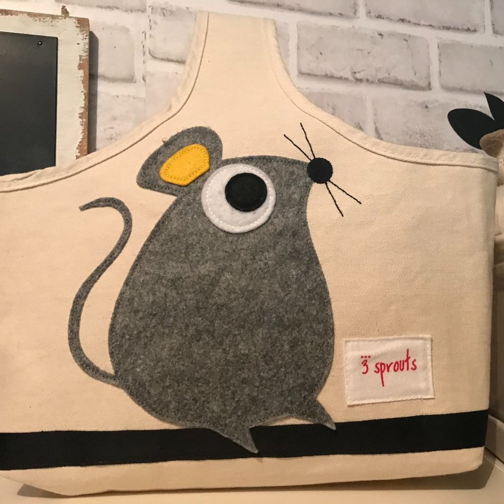 3 Sprouts Caddy Mouse Nursery bag.